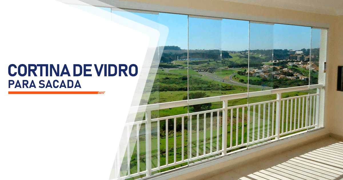 Cortina de Vidro para Sacada Brusque Souza Cruz SC